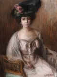 Ștefan Luchian, Doamna cu pălărie