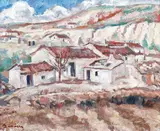 Dealuri la Balcic by Nicolae Dărăscu, prima jumătate a anilor '30, ulei pe pânză, offered Mar 2019
