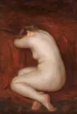Pierre Auguste Bellet, Nud cu spatele, ulei pe pânză
