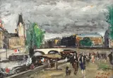 Francisc Gall, Promenadă pe malul Senei către Pont Saint Michel