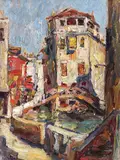 Rudolf Schweitzer–Cumpăna, Pod la Veneţia