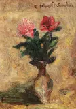 Trandafiri by Rudolf Schweitzer–Cumpăna, ulei pe carton, sold Feb 2019
