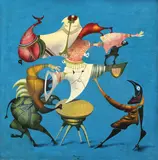 Jules Perahim, Personnages surréalistes
