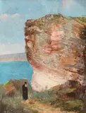 Tudor Vulcana, La Athos, 1924, ulei pe carton