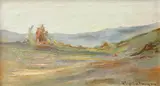 Alexandru Satmary, Peisaj din Dobrogea, ulei pe pânză