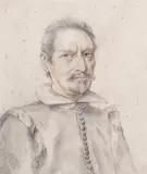 Portretul unui nobil by sec. Xviii Școală Franceză, cărbune şi creioane colorate pe hârtie, offered Feb 2019