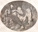 Agostino Carracci, Regele Leucippus din Sicyon