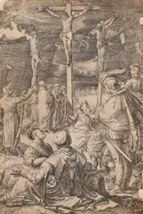 Peter Carl Geisser, Răstignirea, acvaforte