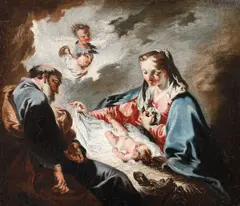 Giambattista Pittoni, Naşterea lui Iisus, ulei pe pânză