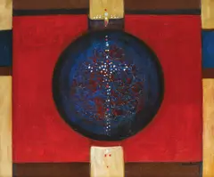 Compoziție by Petre Achițenie, ulei pe pânză, offered Jan 2019