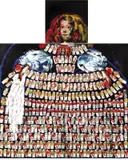 Valeriu Mladin, Infanta, 2003, 1. ulei pe pânză; 2. ulei, spumă poliuretanică și aplicații de tuburi de acuarelă