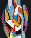 Ion Pacea, Compoziție, 1985, ulei pe pânză