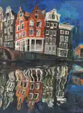 Daniela Nica, Reflexe II, 2003, ulei pe pânză