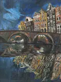 Daniela Nica, Reflexe, 2003, ulei pe pânză