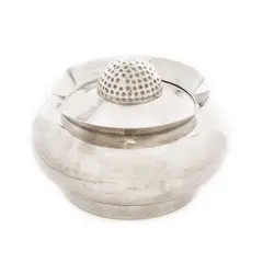 Scrumieră Hermès, pentru pasionații de golf, piesă de colecție by Hermès, metal argintat, offered Dec 2018