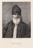 Moș Neagu by Theodor Aman, acvaforte şi gravură cu acul, sold Dec 2018