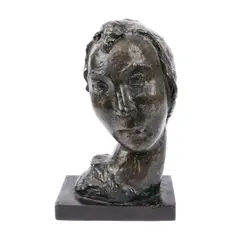 Muză by Ion Irimescu, bronz, sold Dec 2018