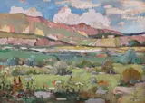 Zi de vară by Nicolae Enea, 1928, ulei pe pânză, offered Dec 2018