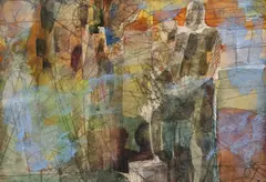 Alegoria primăverii by Octav Grigorescu, acuarelă și creion pe hârtie, sold Nov 2018