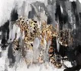 Sergiu Laslo, Jaguar, 2017, ulei pe pânză