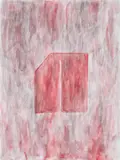Logos by Paul Gherasim, 2009, acuarelă pe hârtie lipită pe carton, sold Nov 2018