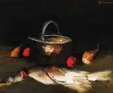 Mircea Ciobanu, Nature morte aux poissons