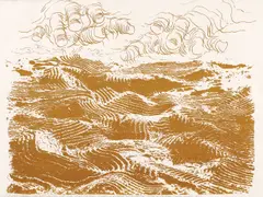 Doru Tulcan, Mundus 2 (Acțiune la Timiș), 1986, serigrafie