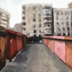 Drum by Marius Fodor, ulei pe pânză, sold Nov 2018