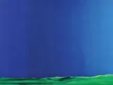Cătălin Petrişor, Chroma Sky (Blue Key) 10, 2007, ulei și acrilic pe pânză