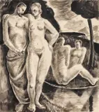 Carol Hübner, Vârsta de aur, 1932, tuș pe hârtie
