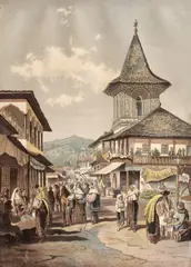 Carol Szathmari, Bărăţia din Câmpulung, cromolitografie