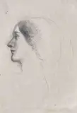 Visare by Nicolae Vermont, peniță pe hârtie, sold Nov 2018