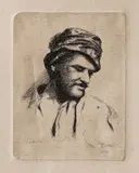 Târgoveț by Theodor Aman, 1874, acvaforte, sold Nov 2018
