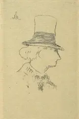 Baudelaire by Edouard Manet, acvaforte, sold Nov 2018
