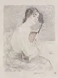 François Guiguet, Chitarista, litografie în culori