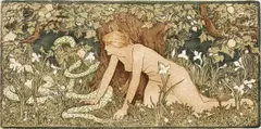 Eva by John D. Batten, gravura în lemn în culori, offered Nov 2018