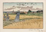 Henri Rivière, Orașul Perror-Guirec, litografie în culori