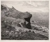 Benjamin-Louis-Auguste Damman, Odihna păstorului (după o pictură de Jean François Millet), acvaforte și dăltiță