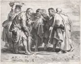 Lucas Vorsterman the Elder, Pescuirea minunată (după o pictură de Peter Paul Rubens), 1622-1628, gravură cu dăltița