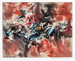Compozitie by Harry Guttman, cromolitografie, sold Nov 2018