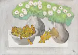 Natură statică cu struguri by Constantin Piliuță, ulei pe pânză, offered Oct 2018