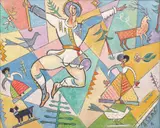 Corneliu Michăilescu, Călușari, ulei pe pânză