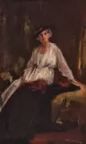 George Demetrescu-Mirea, Prințesa Aristizza Ghyka, 1918-1919, ulei pe pânză
