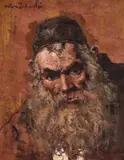 Portret de evreu by Octav Băncilă, ulei pe pânză, sold Oct 2018