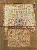 Georgeta Năpăruș, Costum, 1988, ulei pe pânză