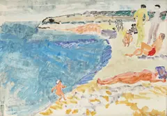 La mare by Silvia Radu, 1988, tempera pe carton, offered Sep 2018