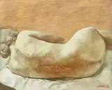 Ion Stendl, Nud dormind, 1983, ulei pe pânză