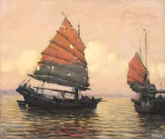 Rudolf Gönner, Vele, 1902, ulei pe carton