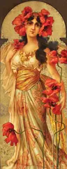 Mary Golay, Zâna florilor, cromolitografie
