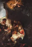 Nașterea Domnului by sec. Xix Școală Italiană, ulei pe pânză, sold Sep 2018